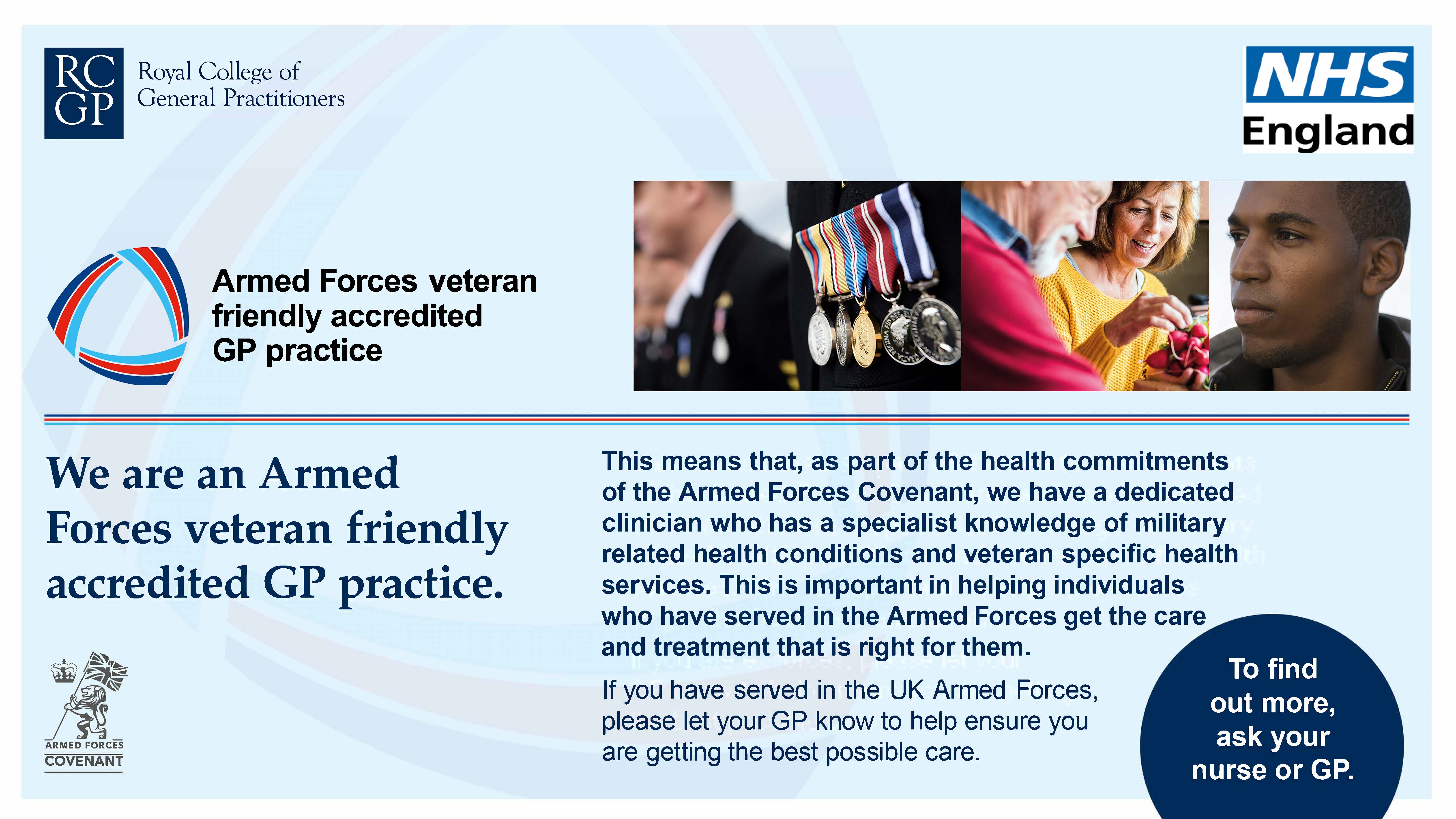 Veteran Friendly Poster Veteran Friendly Poster